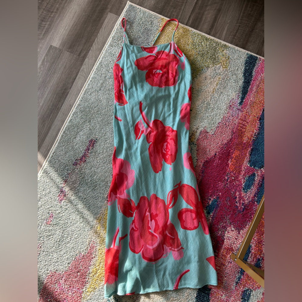 Rhythm Inferna Floral Bias Midi Dress - Picture 2 of 6